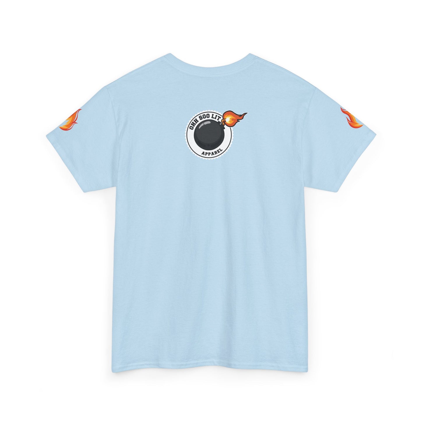 I'm Lit! I'm Turnt Up! Flame Graphic T-Shirt