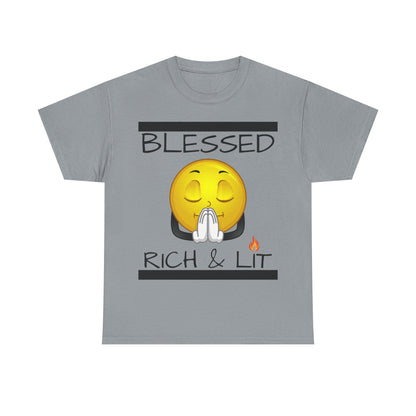 "Blessed Rich & Lit" Unisex Tee