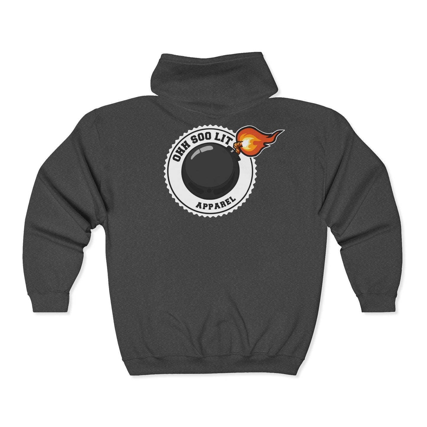 Dollar Sign Full-Zip Hoodie