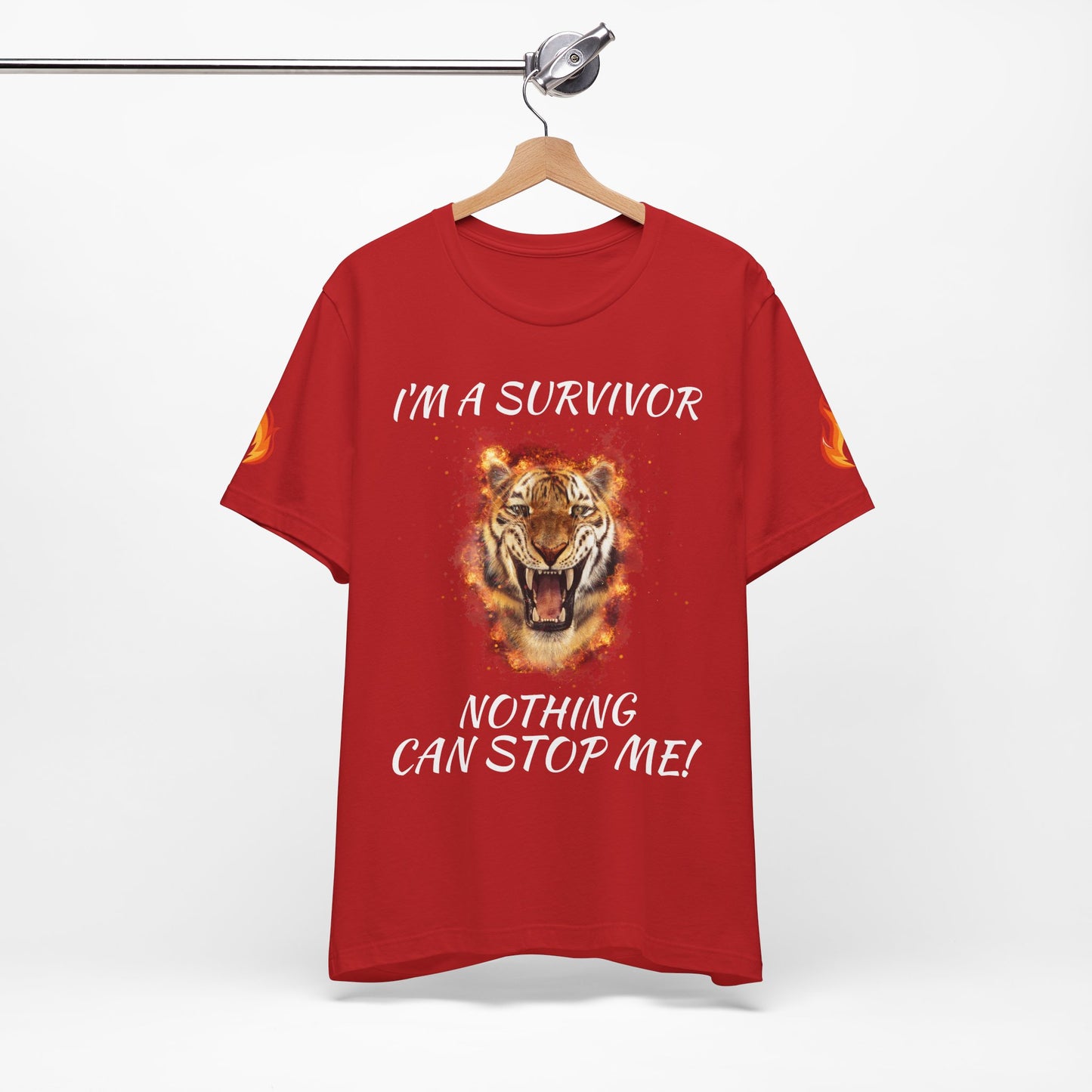 “I’m a Survivor, Nothing Can Stop Me!” Motivational T-Shirt