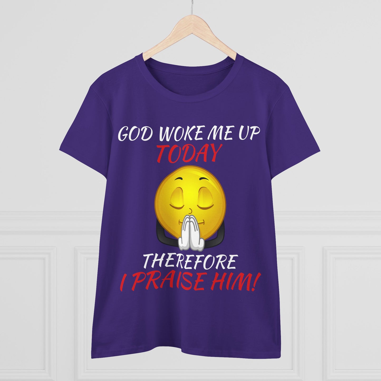 "God Woke Me Up Today" Women's Tee