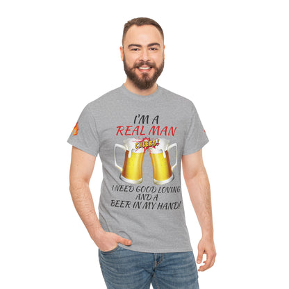'Real Man Beer' T-Shirt