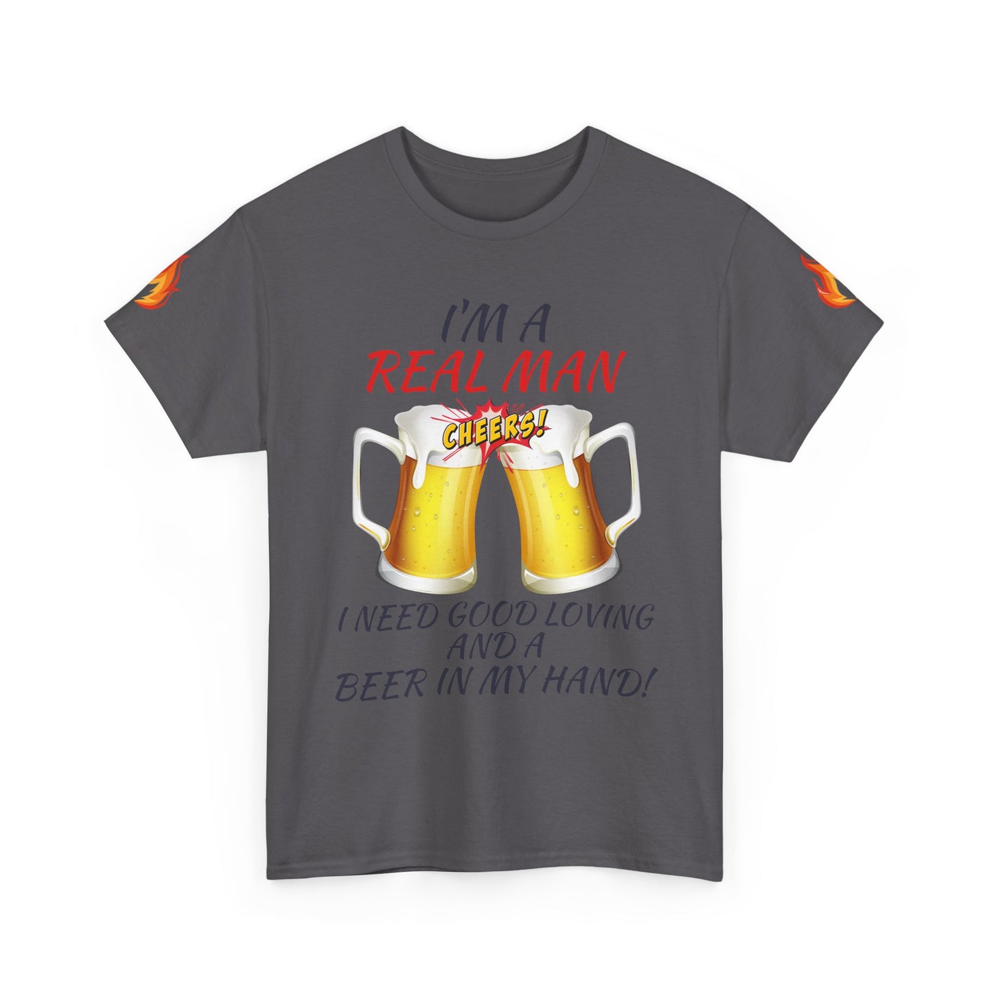'Real Man Beer' T-Shirt