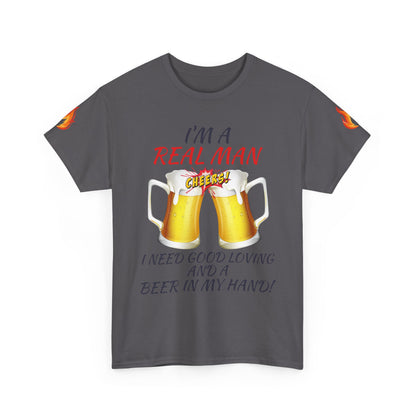 'Real Man Beer' T-Shirt