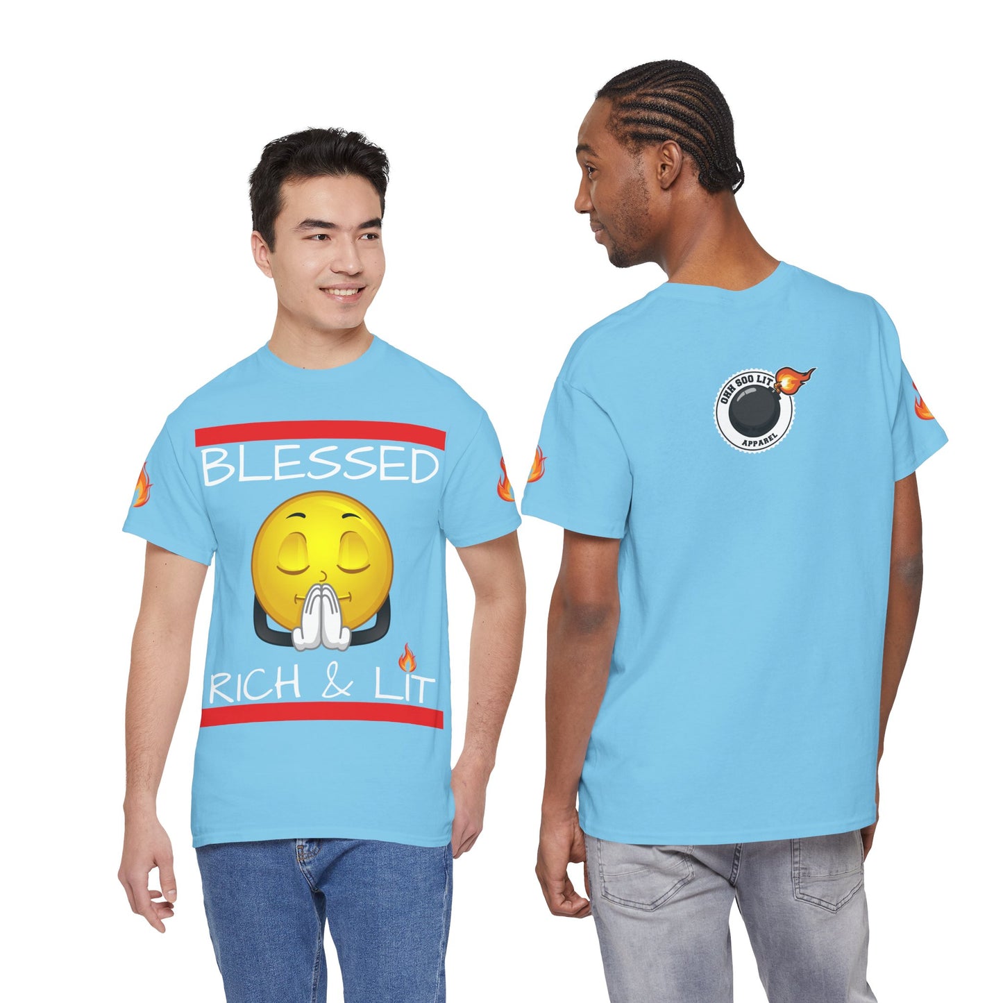 'Blessed Rich & Lit'—Graphic Shirt