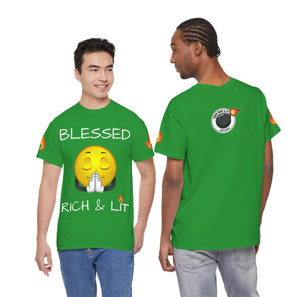 'Blessed Rich & Lit' T-Shirt