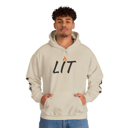 'LIT' Flame Hoodie