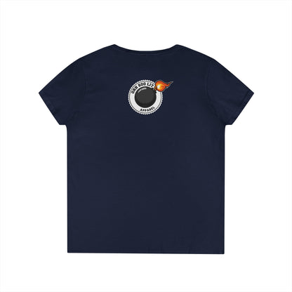 "Wine Down" V-Neck Tee