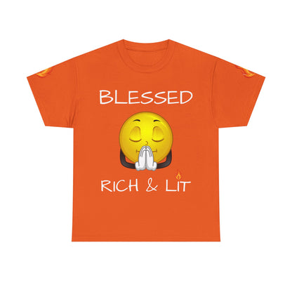 'Blessed Rich & Lit' T-Shirt