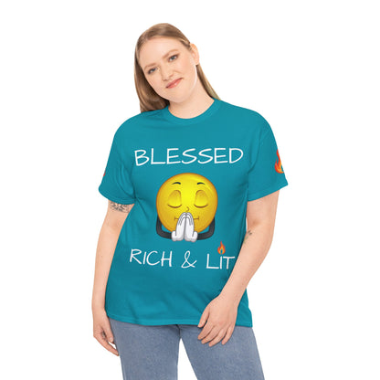 'Blessed Rich & Lit' T-Shirt
