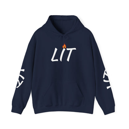 'LIT' Flame Hoodie