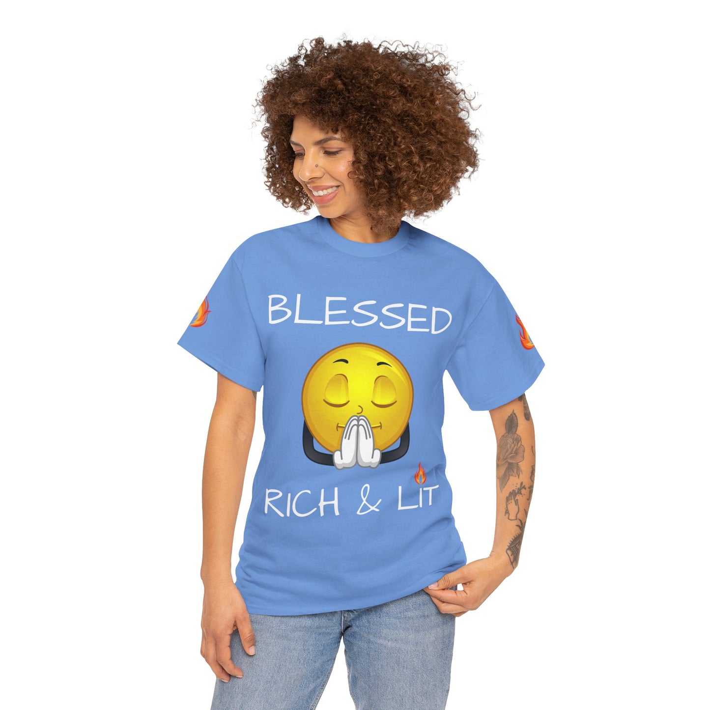 'Blessed Rich & Lit' T-Shirt