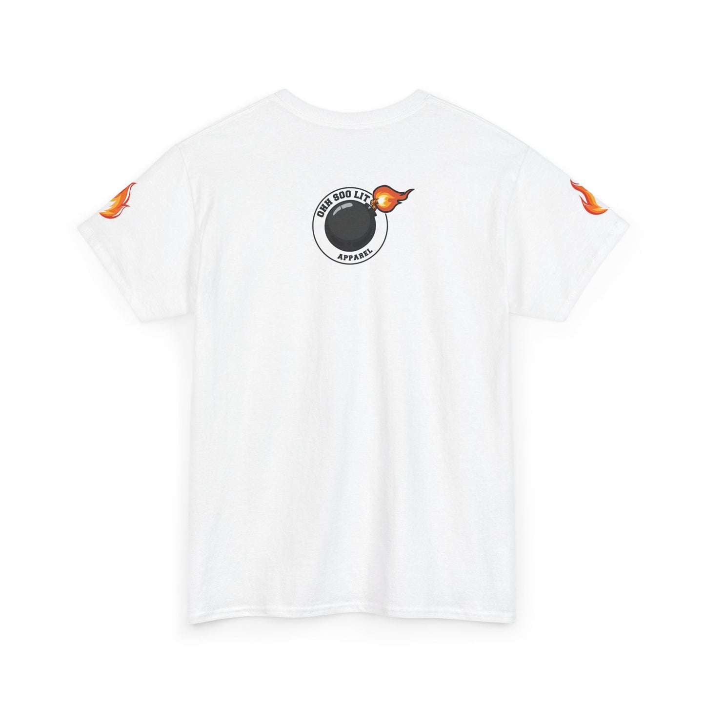 I'm Lit! I'm Turnt Up! Flame Graphic T-Shirt