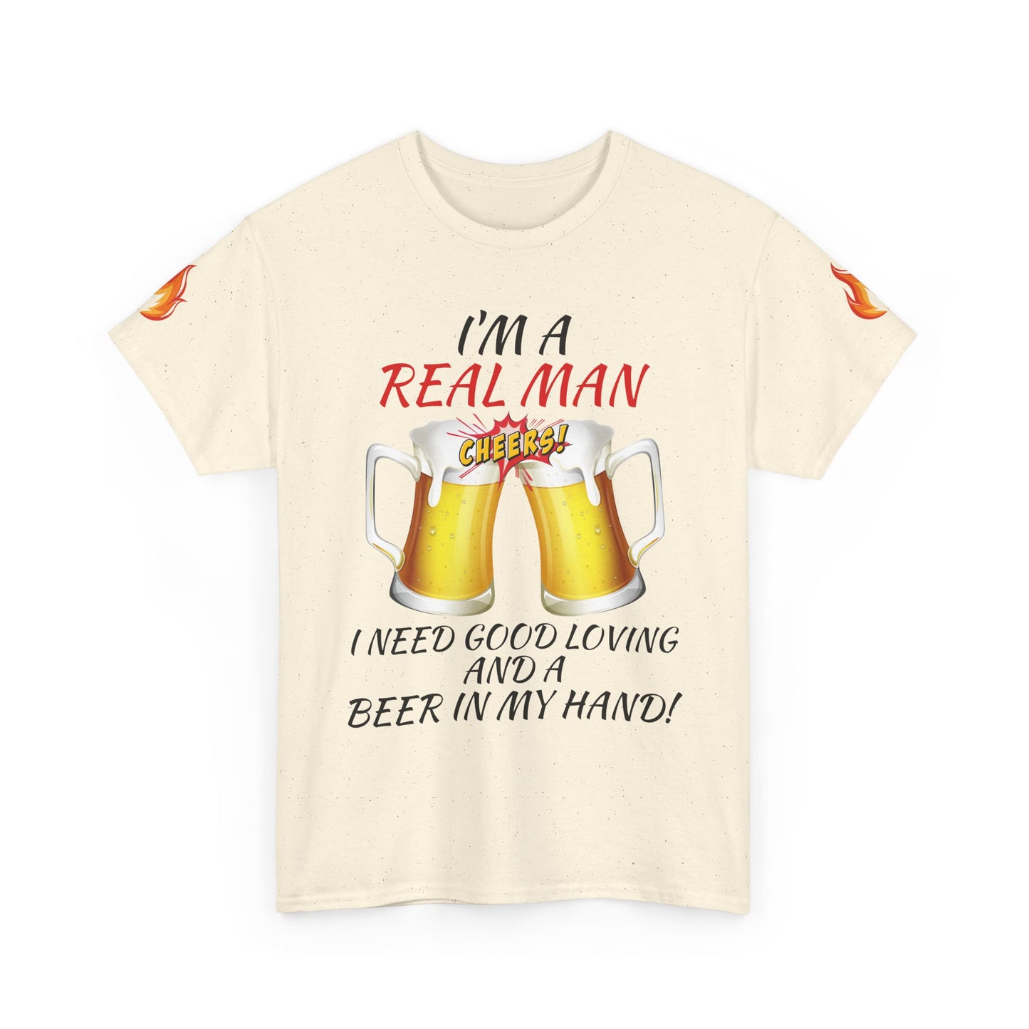 'Real Man Beer' T-Shirt
