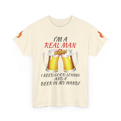 'Real Man Beer' T-Shirt