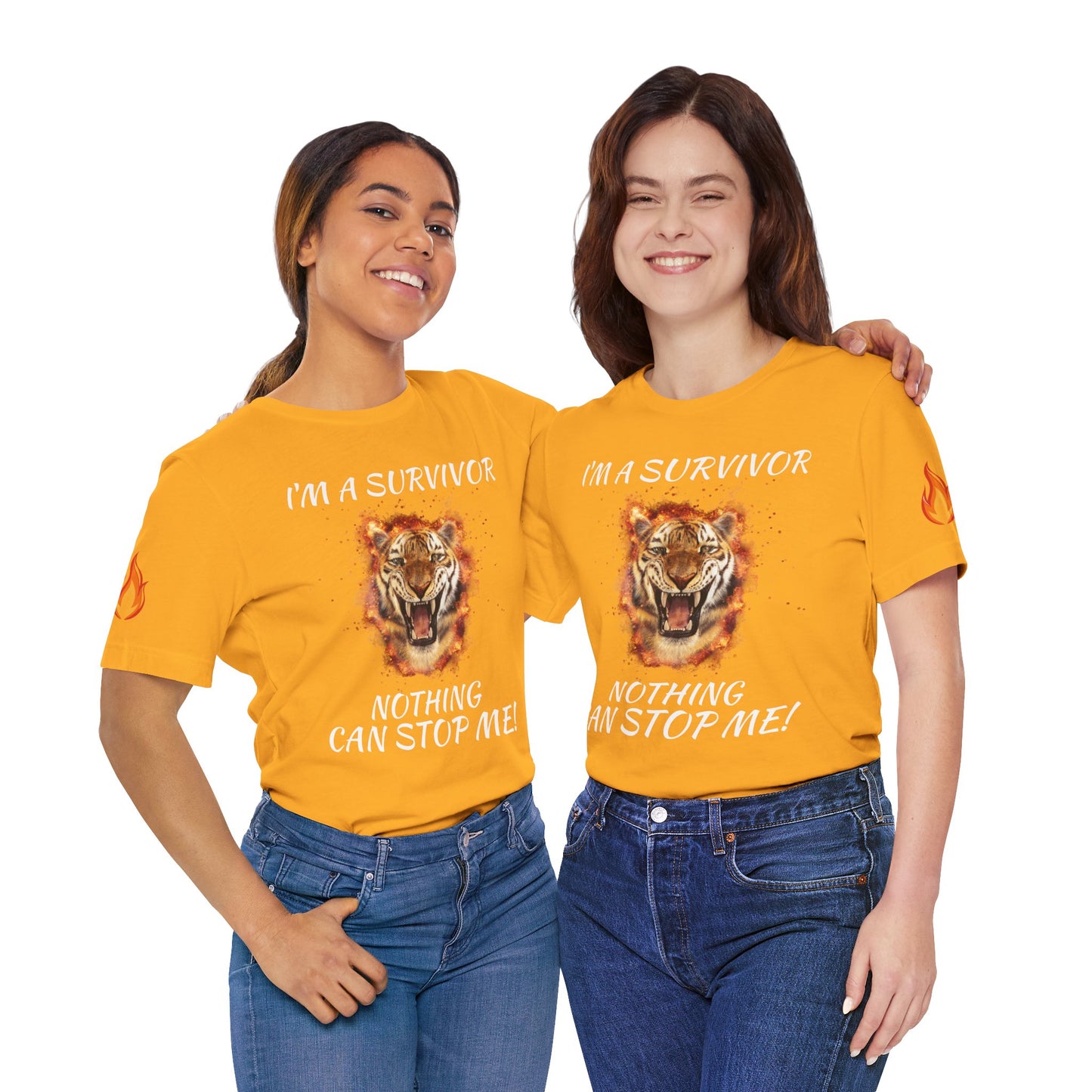 “I’m a Survivor, Nothing Can Stop Me!” Motivational T-Shirt
