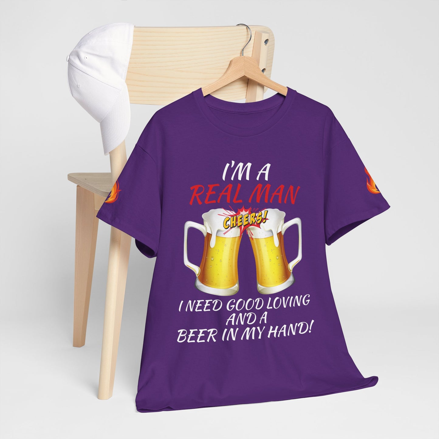 'Real Man Beer' T-Shirt