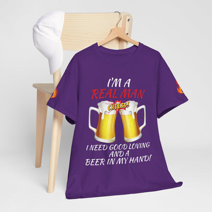 'Real Man Beer' T-Shirt
