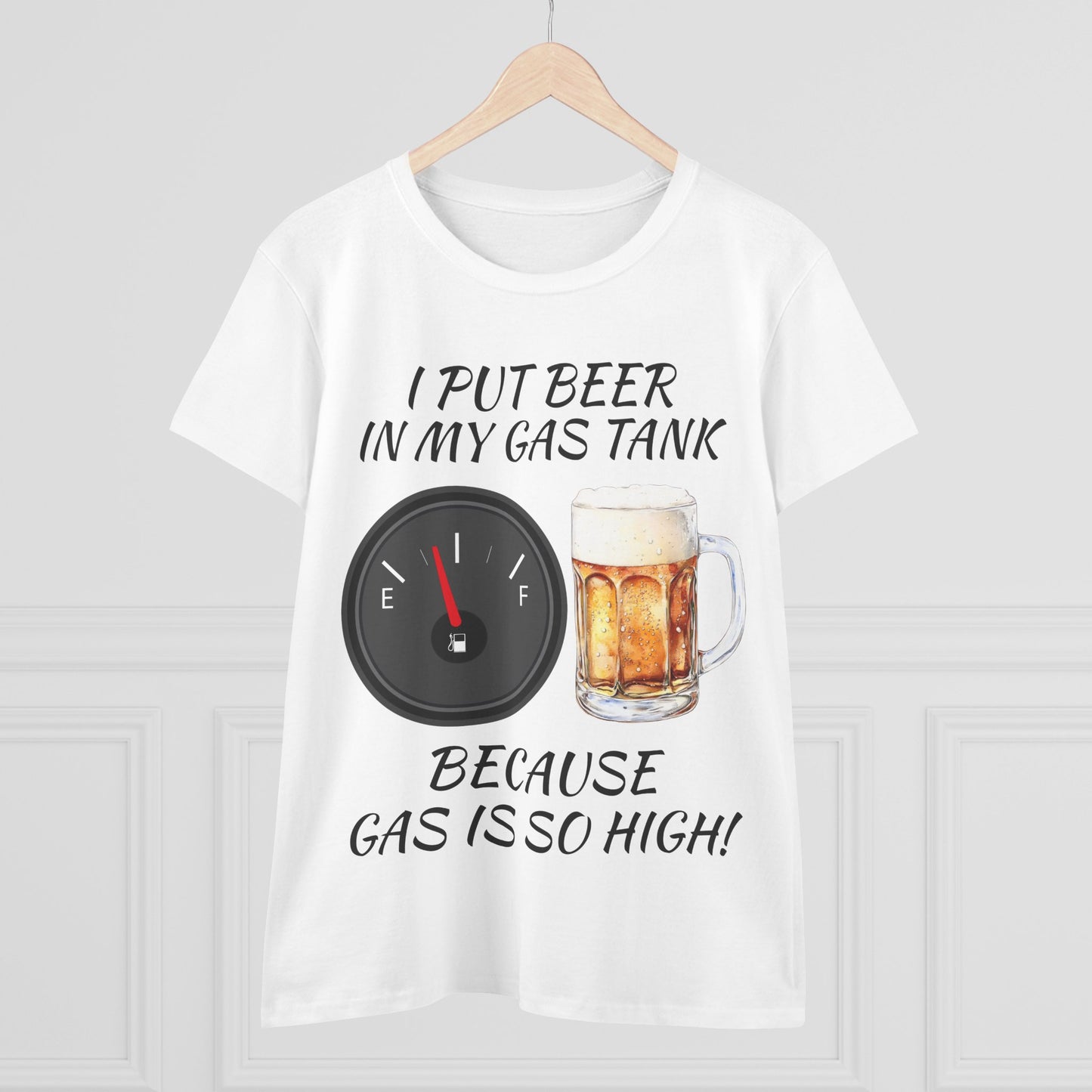 Funny Gas Prices T-Shirt for Women