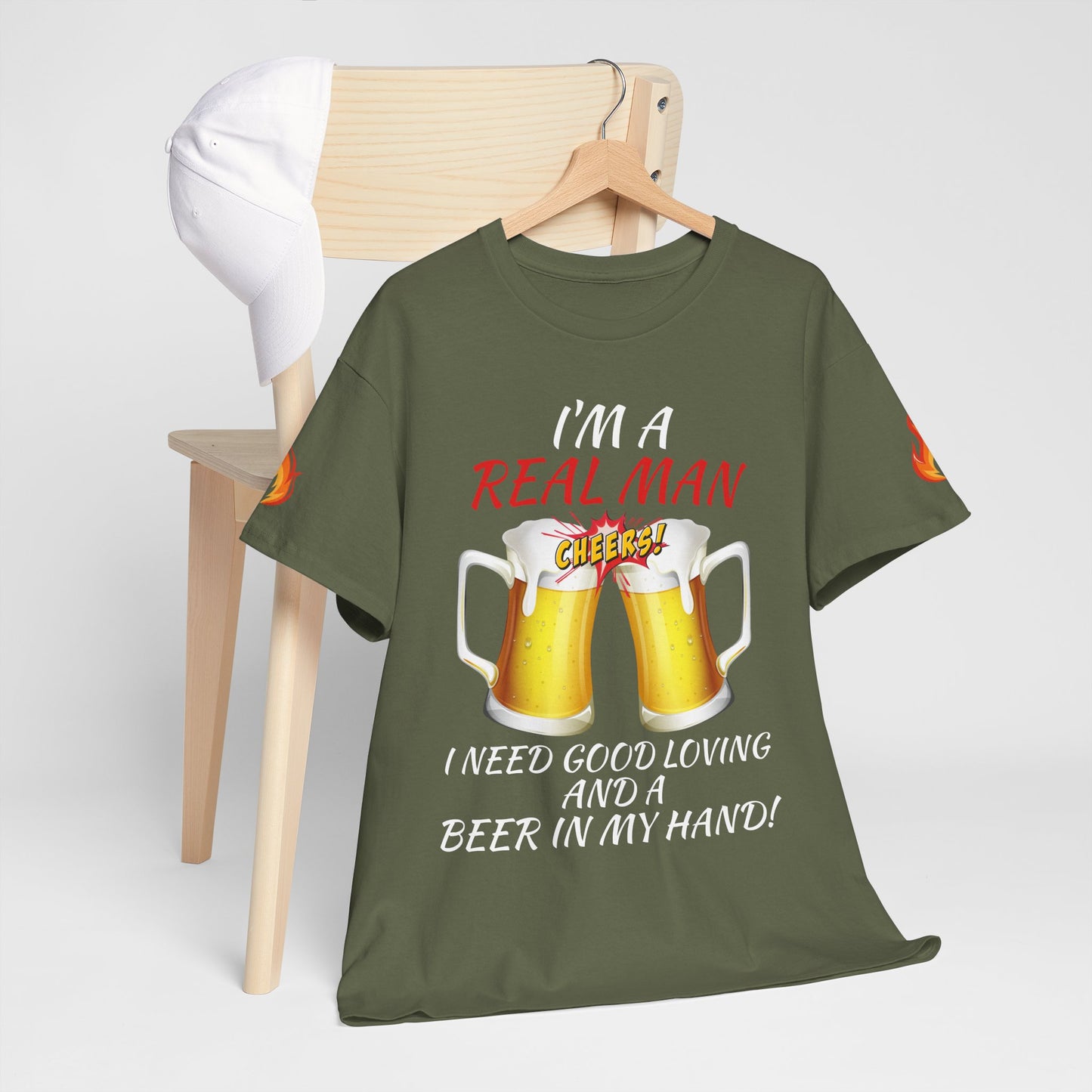 'Real Man Beer' T-Shirt