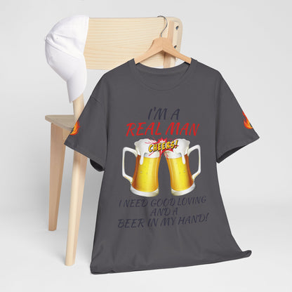 'Real Man Beer' T-Shirt
