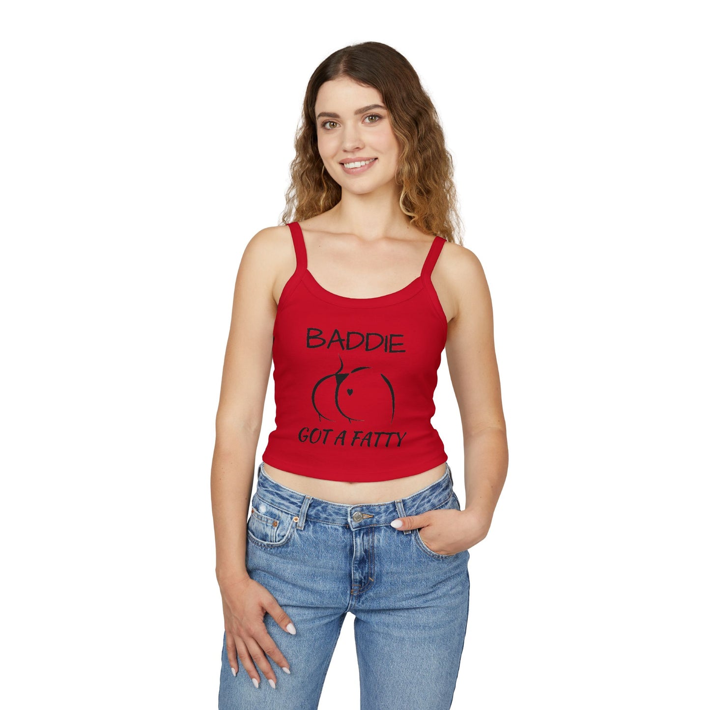Crop Tank Top — "Baddie Got a Fatty"