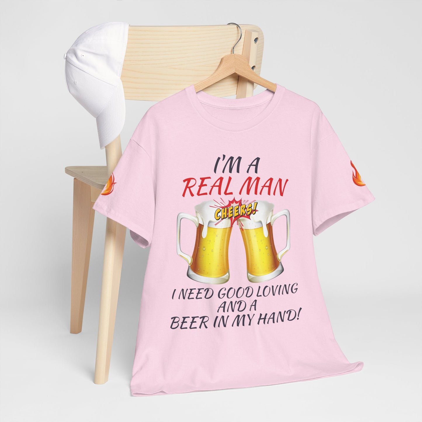 'Real Man Beer' T-Shirt