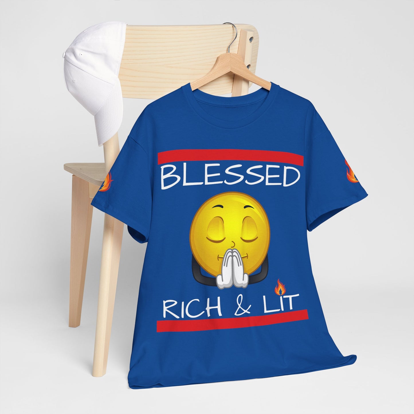 'Blessed Rich & Lit'—Graphic Shirt