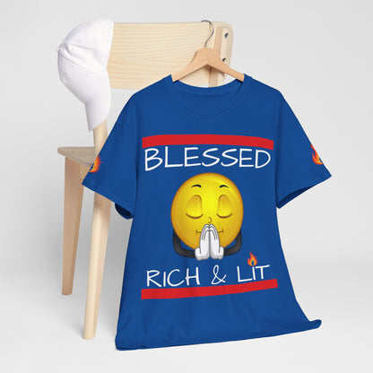 'Blessed Rich & Lit'—Graphic Shirt