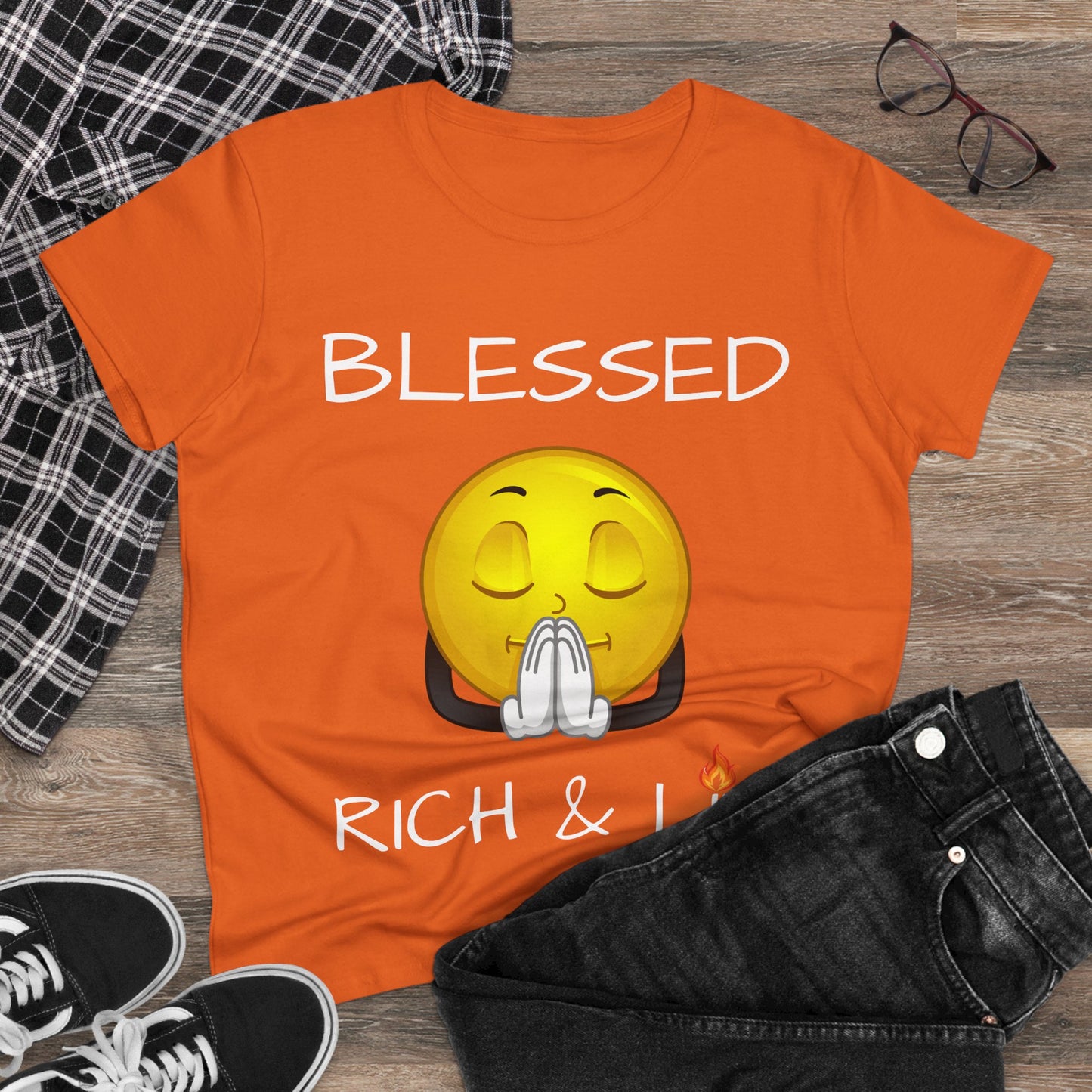 Blessed Rich & Lit T-Shirt —Women