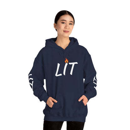 'LIT' Flame Hoodie