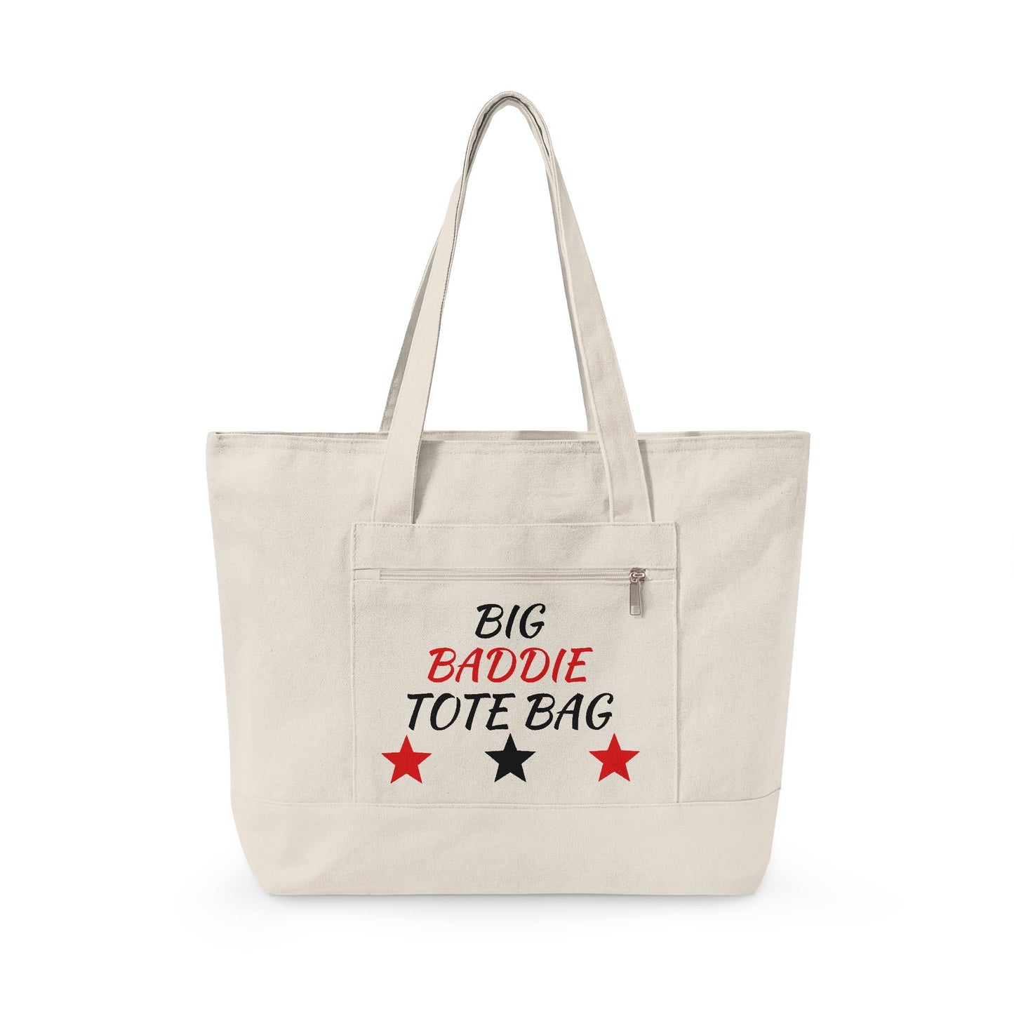"Big Baddie" Canvas Tote