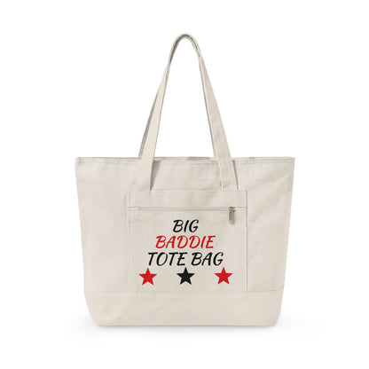 "Big Baddie" Canvas Tote