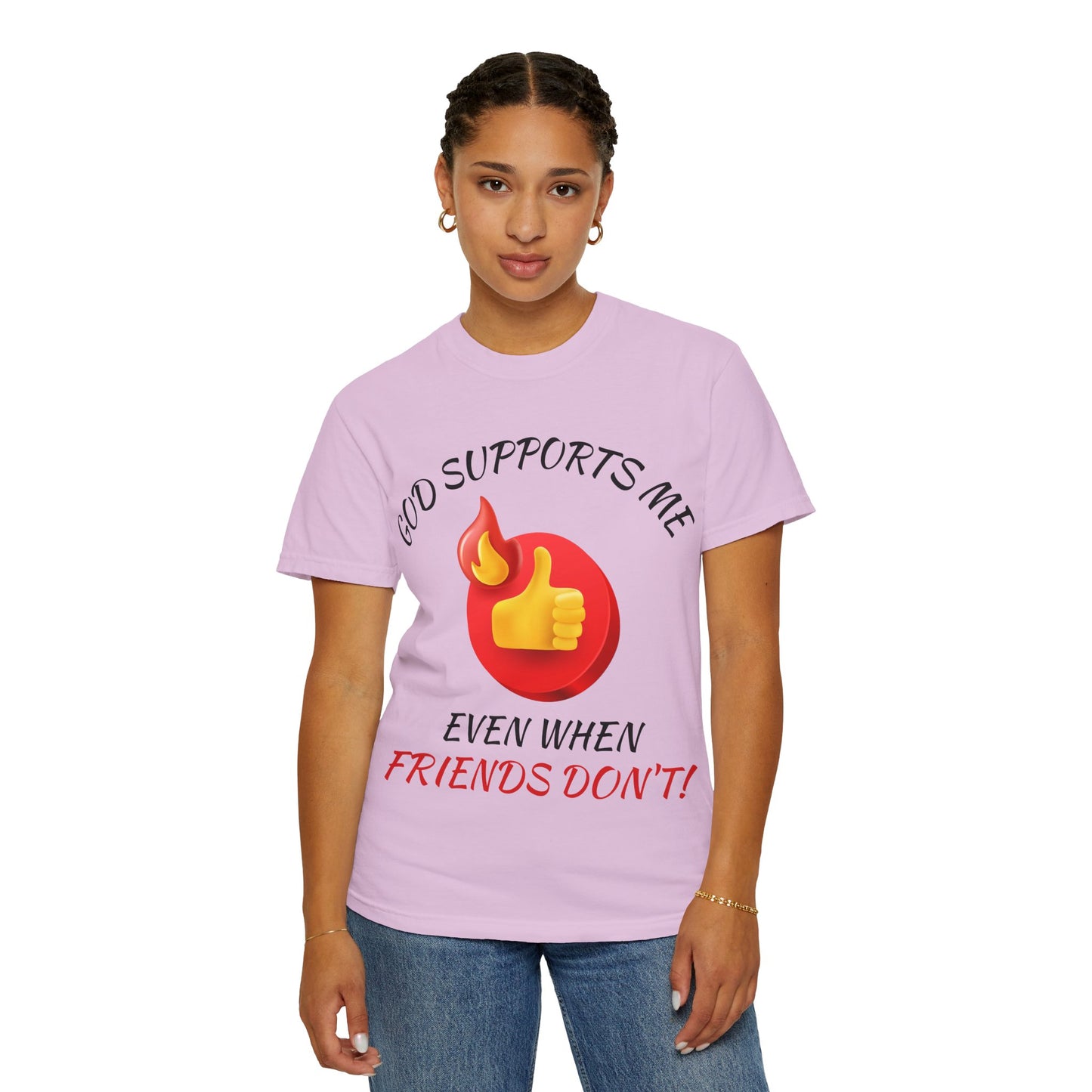 'God Supports Me' — Faith Tee