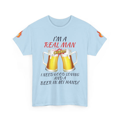 'Real Man Beer' T-Shirt