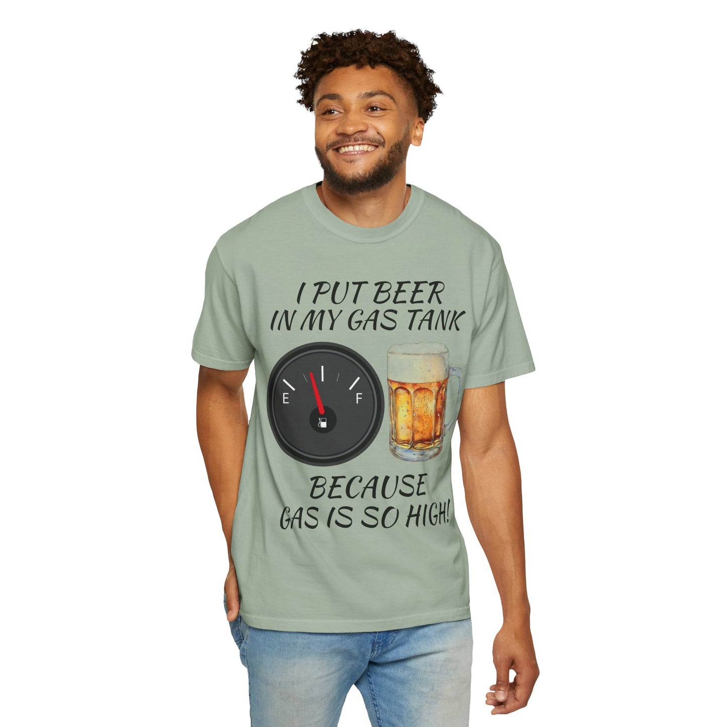 'Beer in My Gas Tank' T‑Shirt