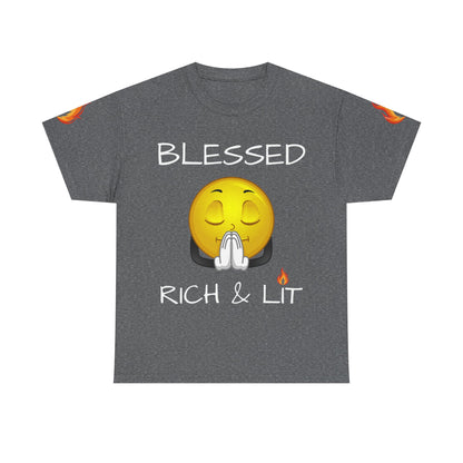'Blessed Rich & Lit' T-Shirt
