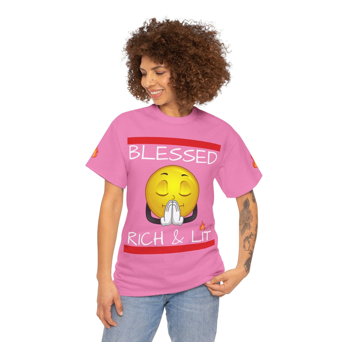 'Blessed Rich & Lit'—Graphic Shirt