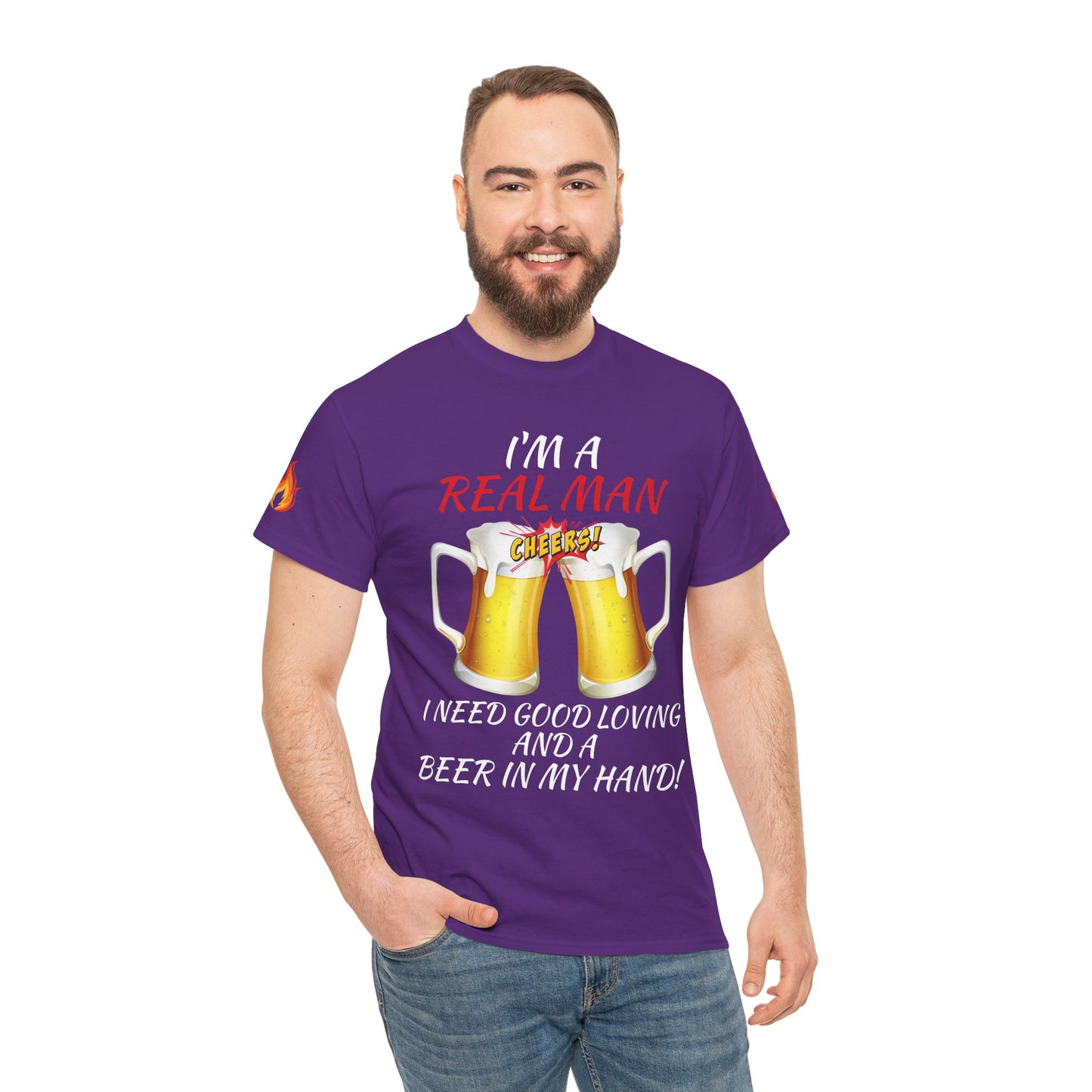 'Real Man Beer' T-Shirt