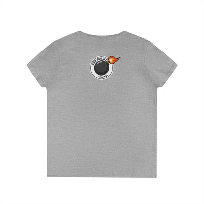 "Wine Down" V-Neck Tee