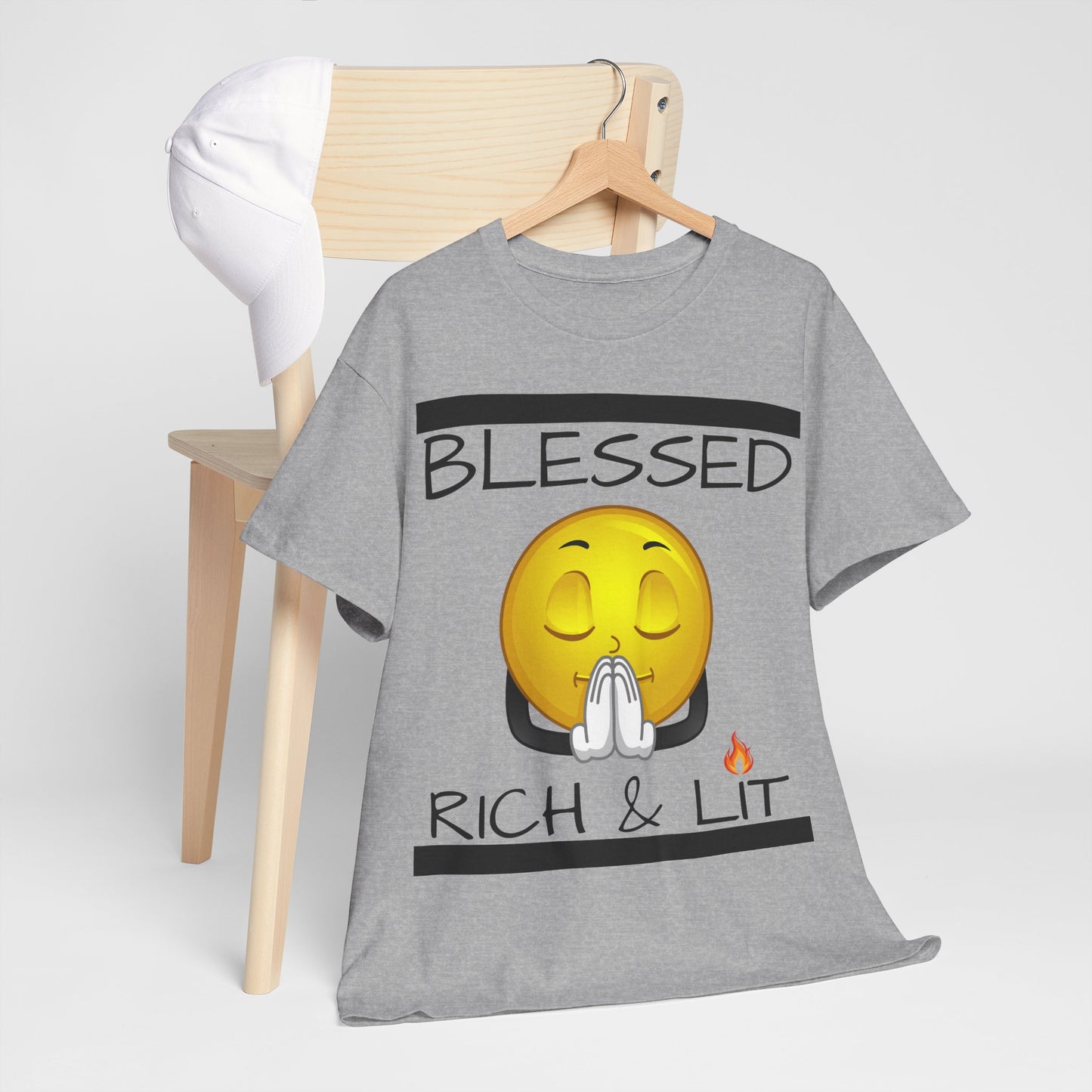 "Blessed Rich & Lit" Unisex Tee