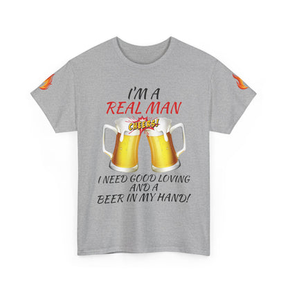 'Real Man Beer' T-Shirt