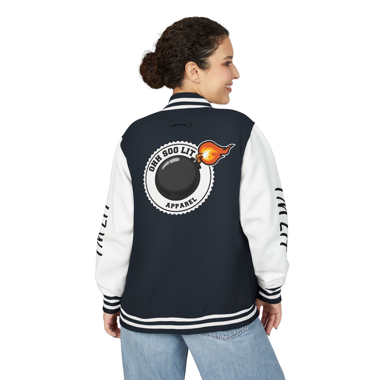 "Ohh Soo Lit" '444' Varsity Jacket