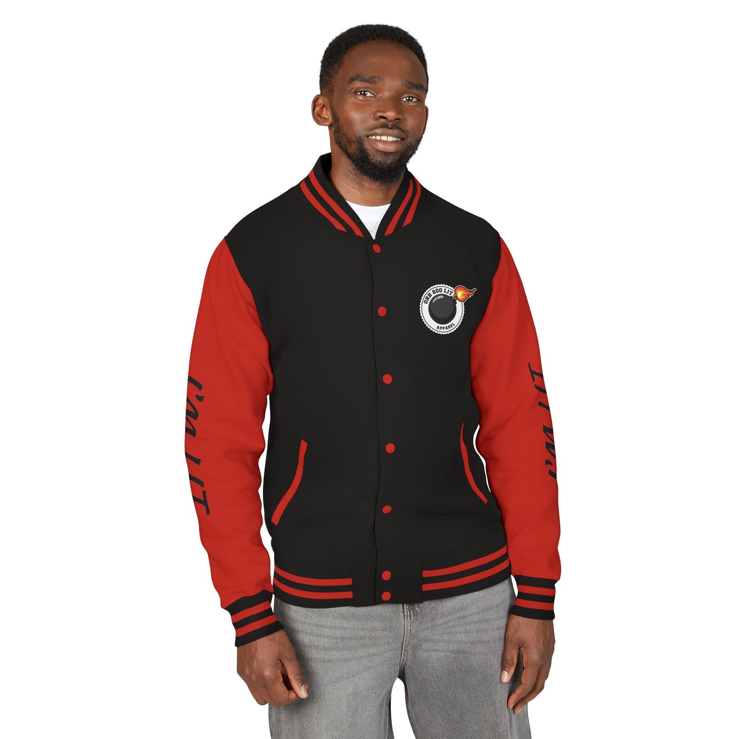 'Ohh Soo Lit' Varsity Jacket