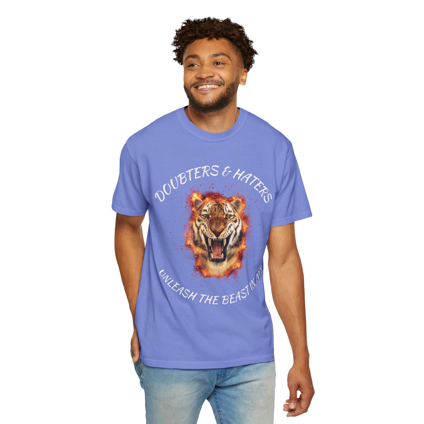 Unleash the Beast Tiger T-Shirt — Doubters & Haters Motivational Tee