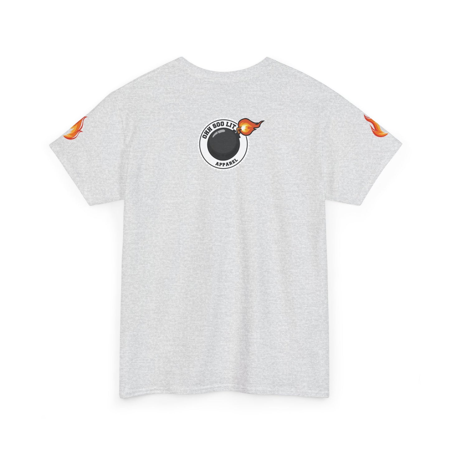 I'm Lit! I'm Turnt Up! Flame Graphic T-Shirt
