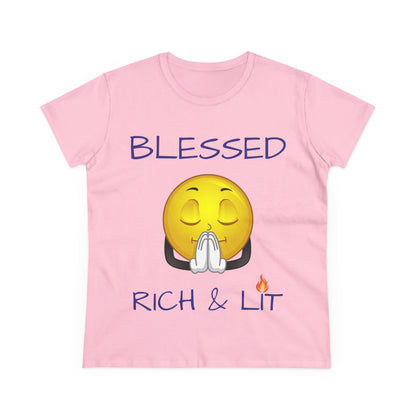 Blessed Rich & Lit T-Shirt —Women