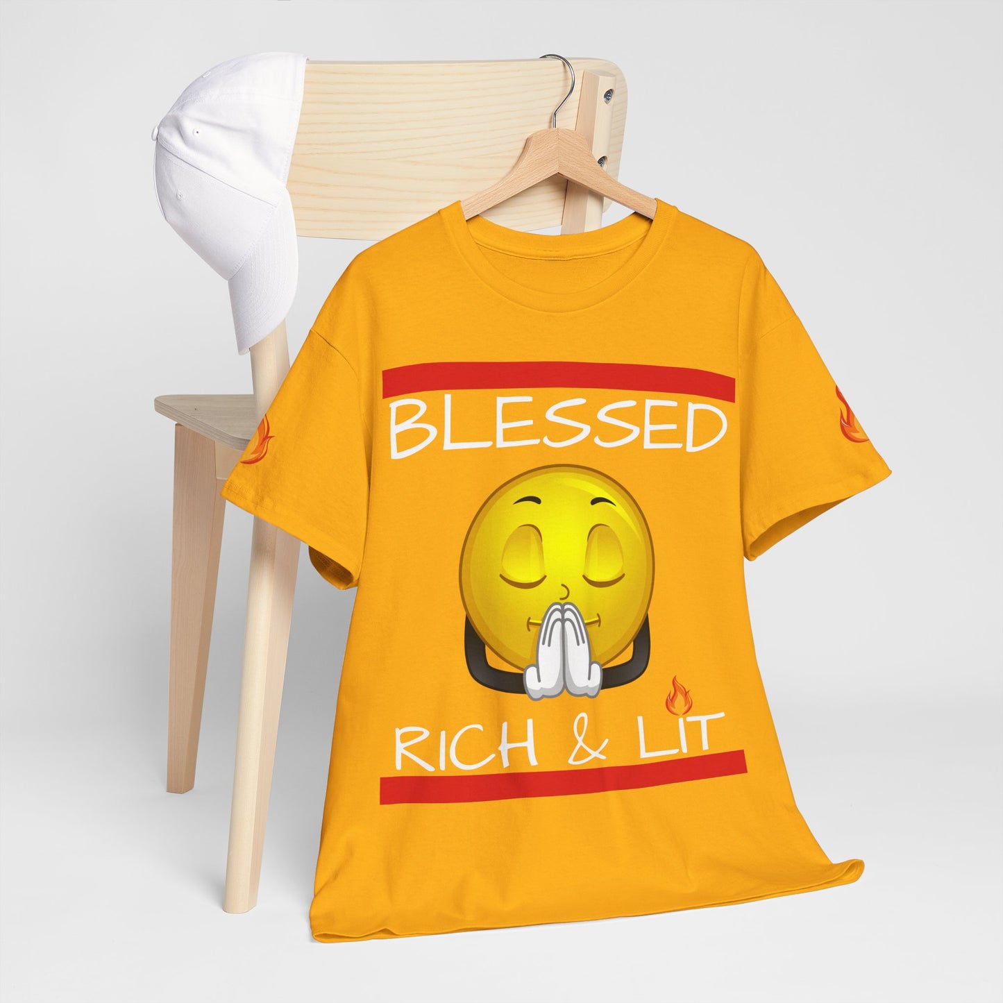 'Blessed Rich & Lit'—Graphic Shirt