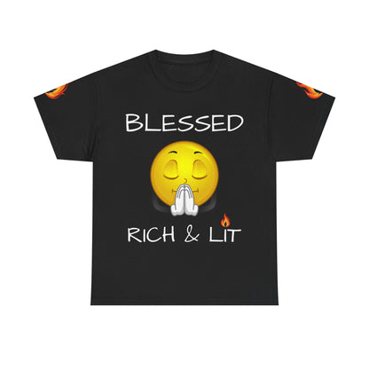'Blessed Rich & Lit' T-Shirt