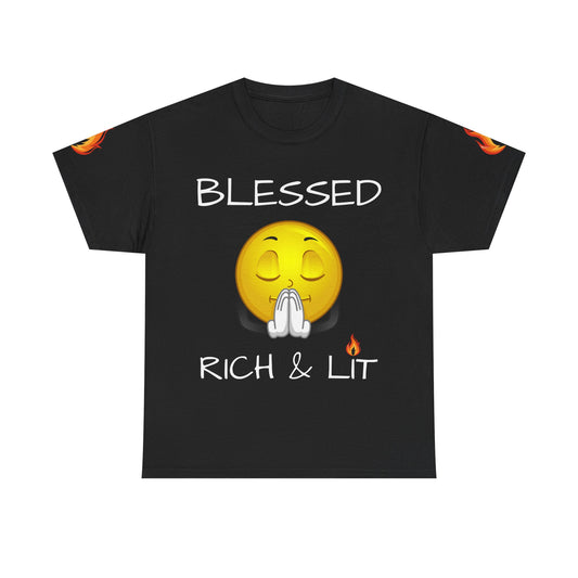 'Blessed Rich & Lit' T-Shirt